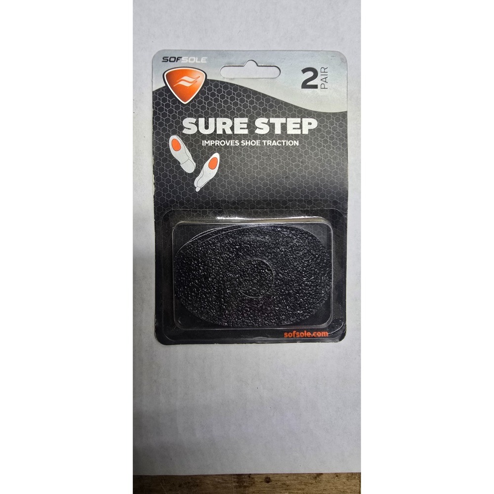 SOF SOLE Sure Step 2 Pair Improves Traction Fits All Shoe Sizes BRAND NEW!!!